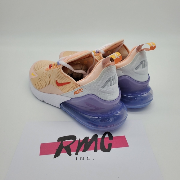 Nike Air Max 270 Washed Coral Football Grey Track - Picture 3 of 10